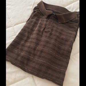Brown Short Sleeve Polo Shirt